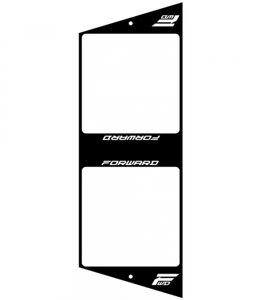 PLAQUE DE CADRE FORWARD XL