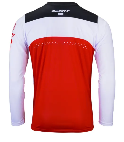 Maillot KENNY ELITE kid rouge/blanc/noir